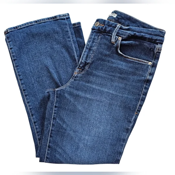 Good American Good Legs Cropped Mini Boot High Rise Jeans 12/31. - Picture 4 of 14